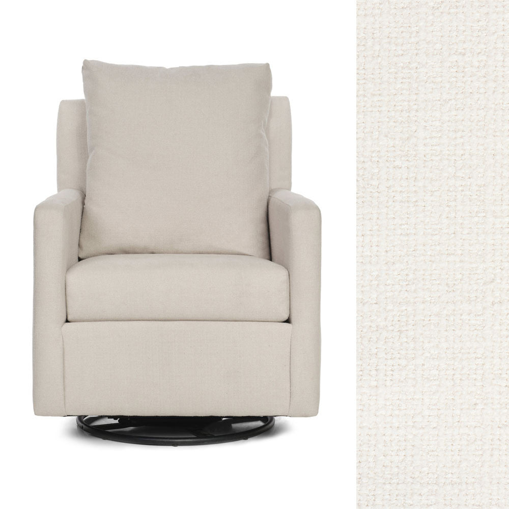 Oilo Riley Glider in HP Ivory- Bambi Baby