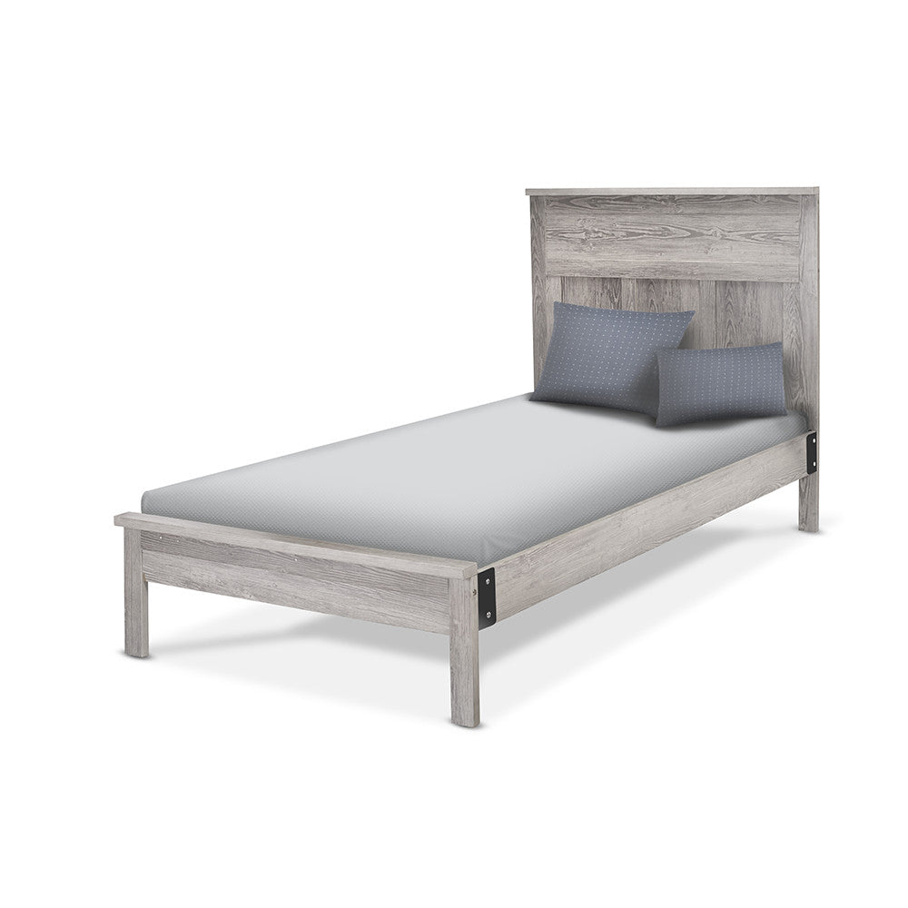 Cama individual Sorelle en gris panel- Bambi Baby