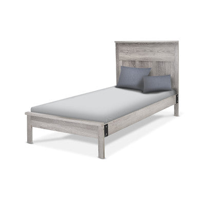 Cama individual Sorelle en gris panel- Bambi Baby