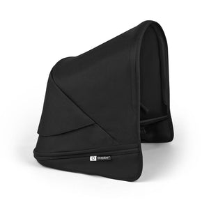 Black Fabric Bugaboo Donkey 6 Sun Canopy - Side View | Bambi Baby