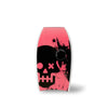 Pink Black Veer Child Bodyboard with Skull Graphics - Front View | Bambi Baby