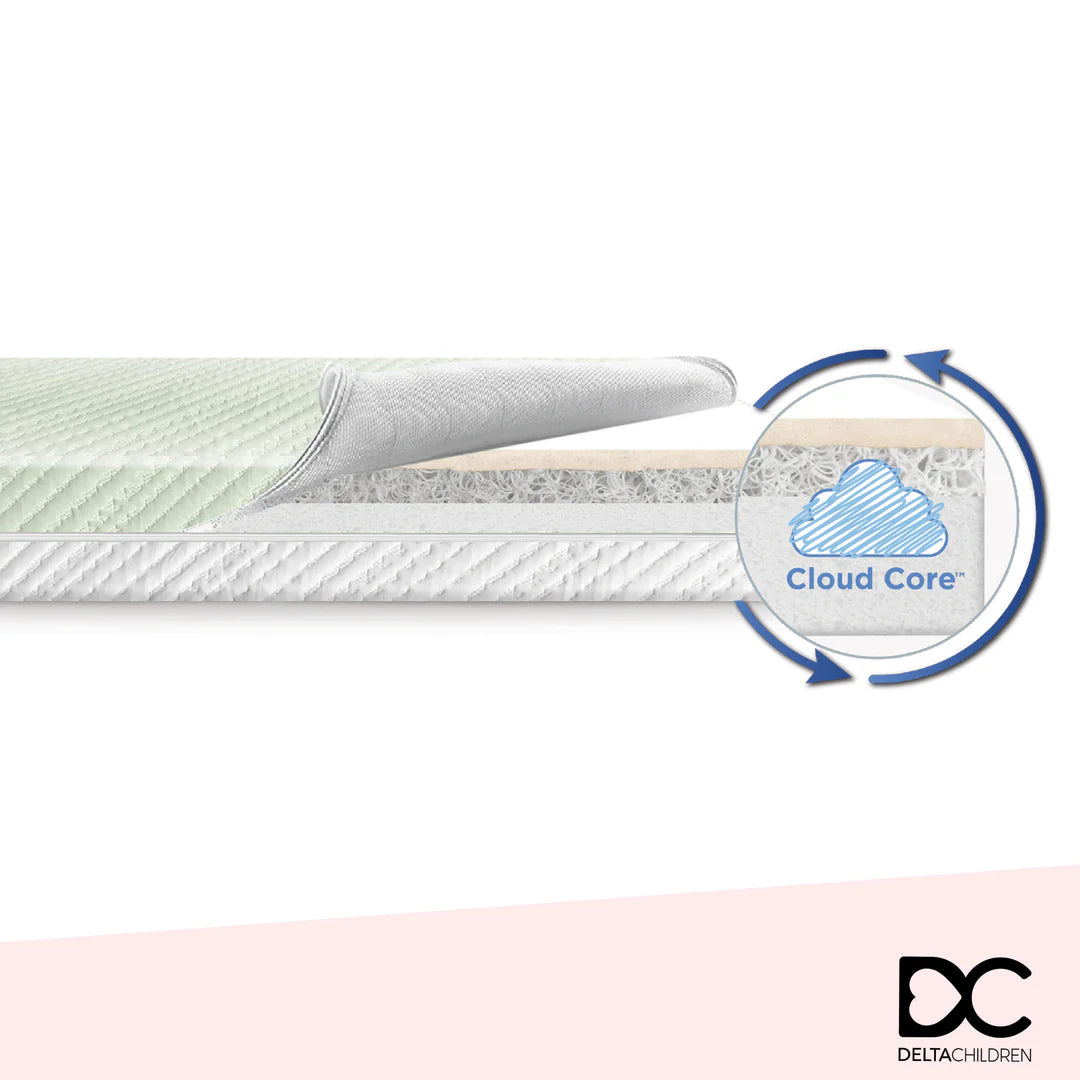 Delta Children Spring Breeze Mattress- Bambi Baby