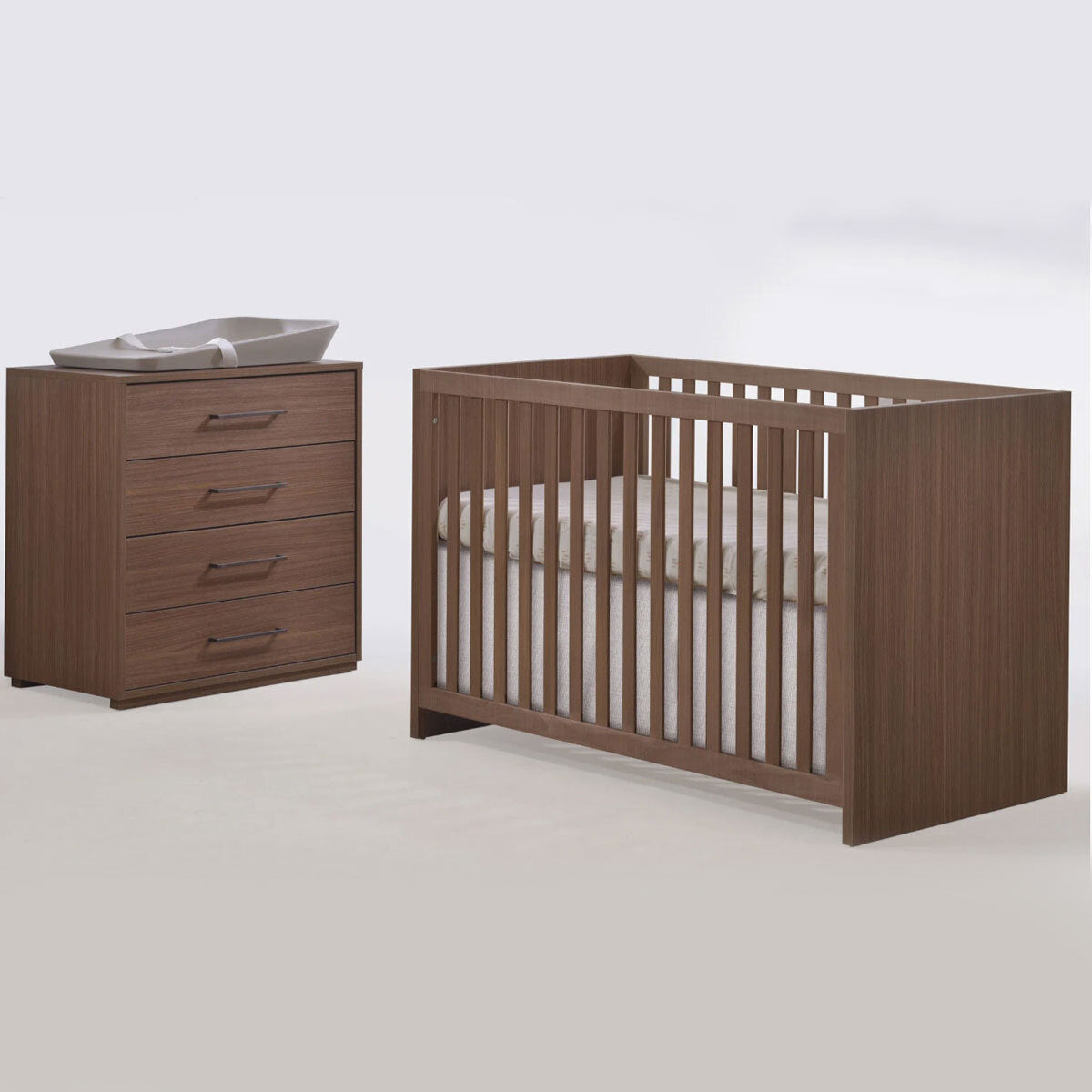 Tulip by Natart Contempo Crib with 4 Drawer Dresser- Bambi Baby