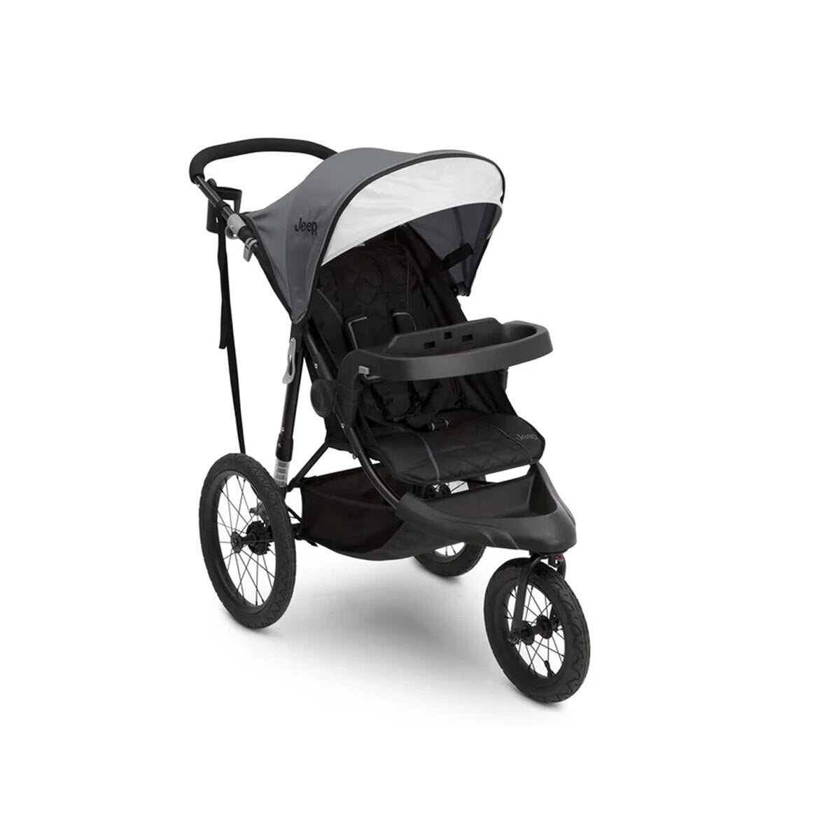 Jeep Classic Jogging Stroller - Grey (2094)- Bambi Baby
