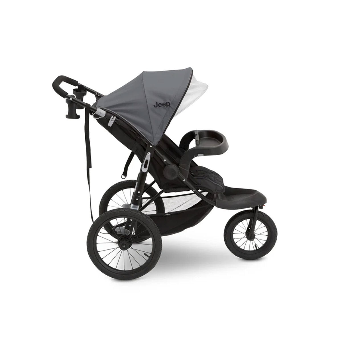 Jeep Classic Jogging Stroller - Grey (2094)- Bambi Baby
