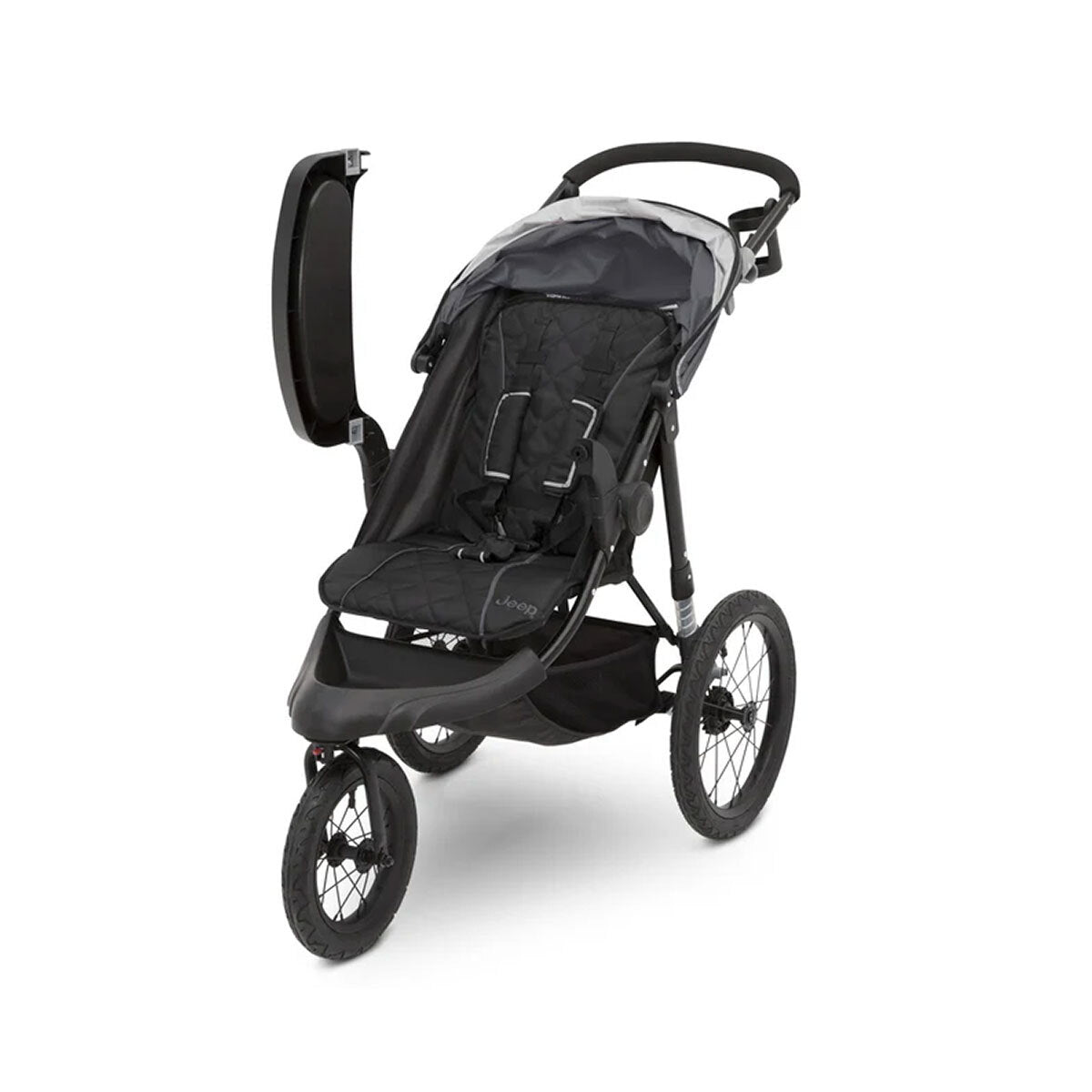 Jeep Classic Jogging Stroller - Grey (2094)- Bambi Baby