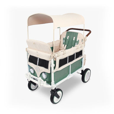 Wonderfold VW Edition Quad Stroller in Sage Green- Bambi Baby