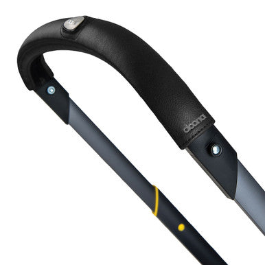 Doona Handlebar Cover, Leather US in Black- Bambi Baby