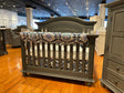 Oxford Baby London Lane 2 Piece Nursery Set - Crib & Dresser in Arctic Gray - Bambi Baby