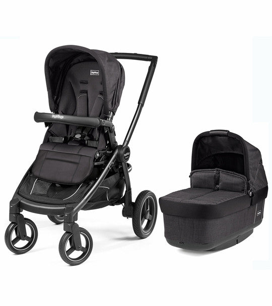 Peg Perego Team Stroller in Onyx Black- Bambi Baby