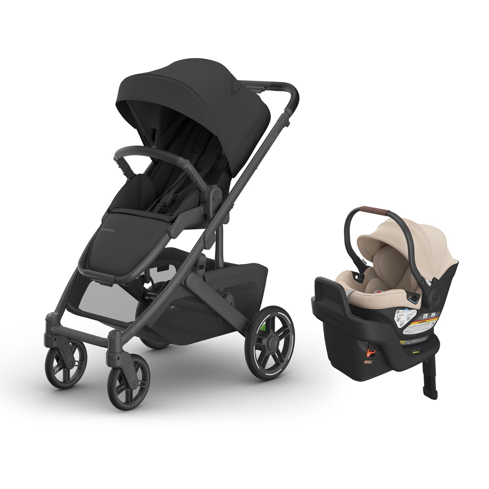 UPPAbaby Cruz V3 + Aria Travel System- Bambi Baby
