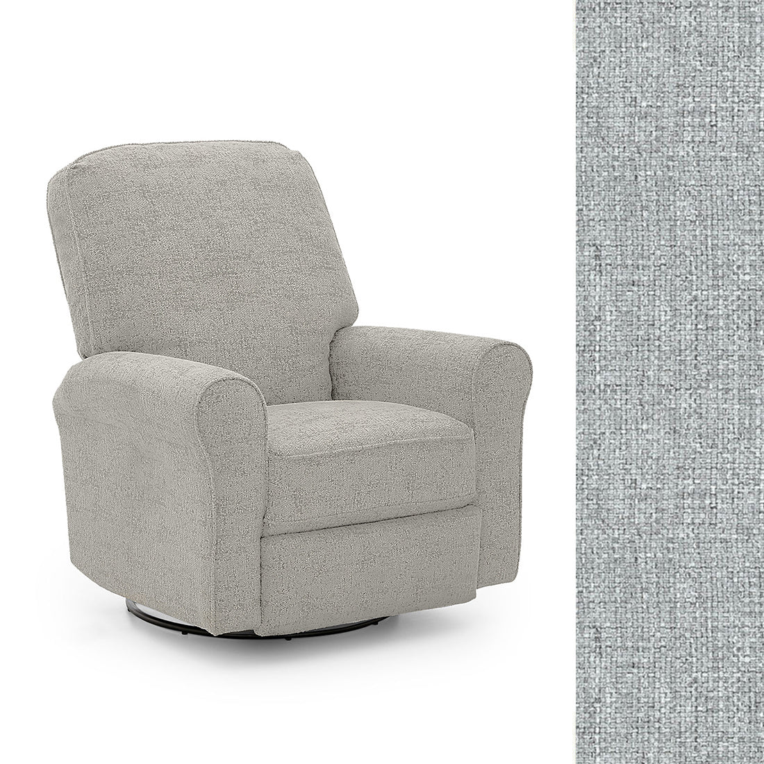 Storytime by Best Chairs Josey Swivel Glider Recliner- Bambi Baby