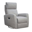 Westwood Jordan Glider - Triple Power - Lumbar - Headrest- Recline with USB in Fog - Bambi Baby