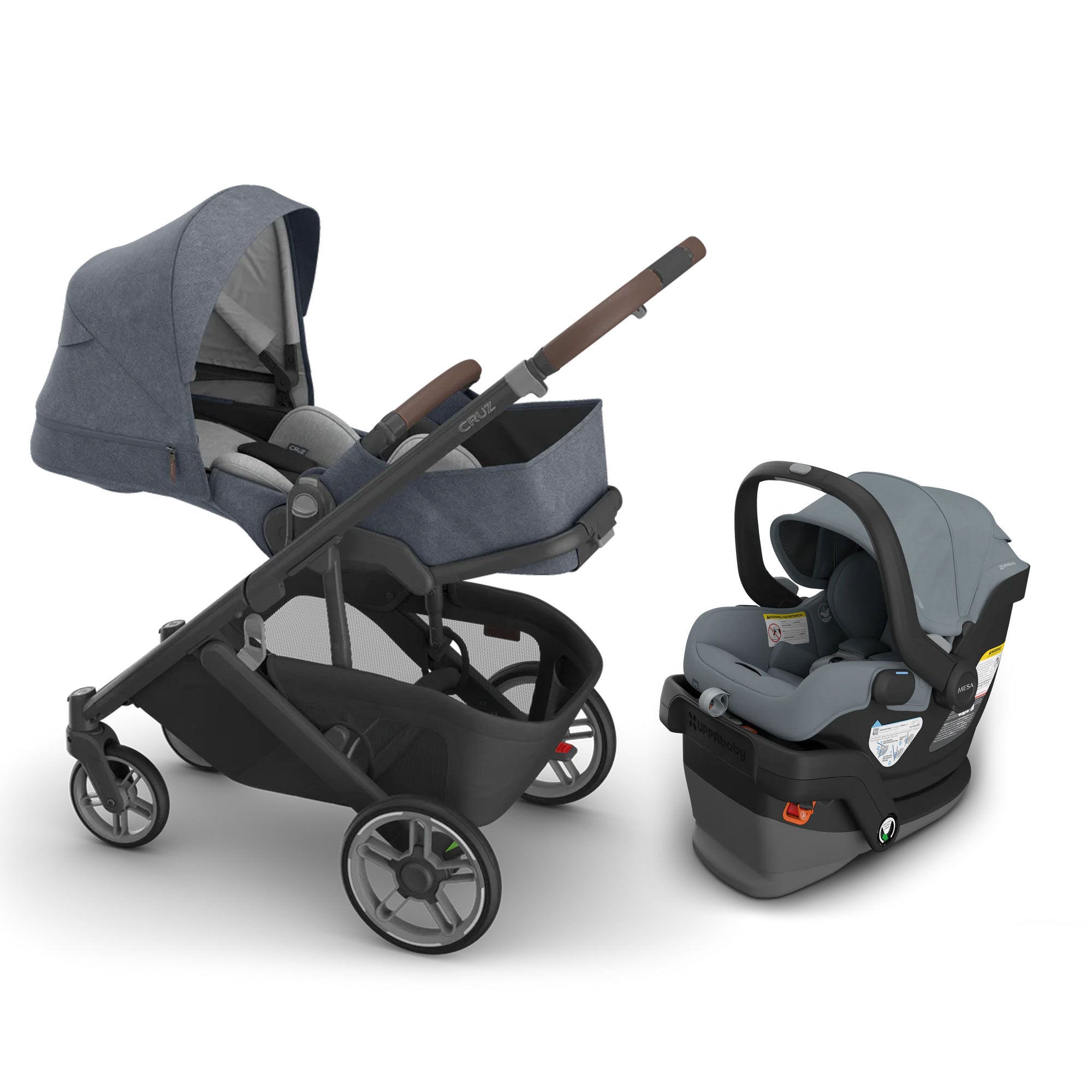 UPPAbaby Cruz V3 + Mesa V3 Travel System- Bambi Baby