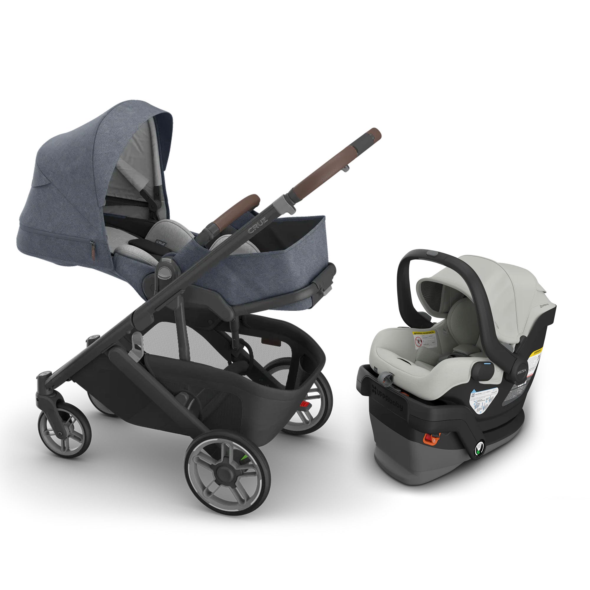 UPPAbaby Cruz V3 + Mesa V3 Travel System- Bambi Baby