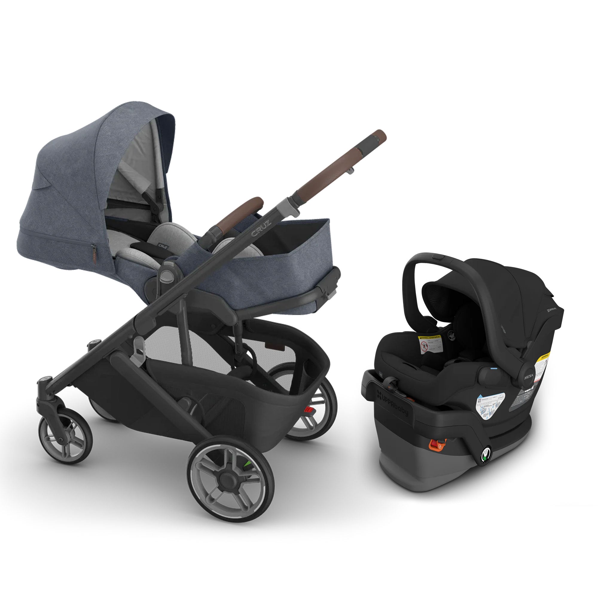 UPPAbaby Cruz V3 + Mesa V3 Travel System- Bambi Baby