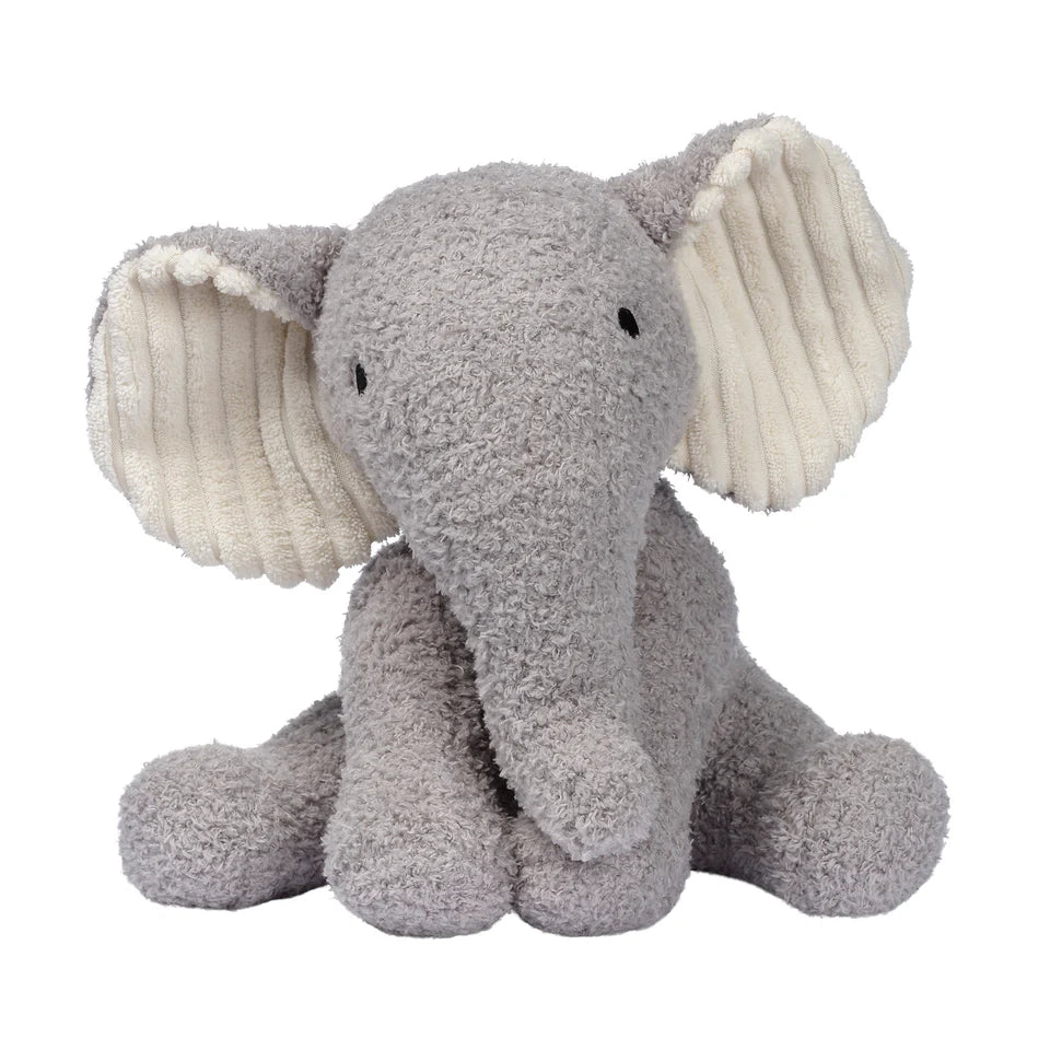 Lambs & Ivy Plush Jungle Adventure Plush Elephant Stuffed Animal Toy - Little Peanut- Bambi Baby