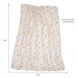 Lambs & Ivy Jungle Adventure 2-Pack Cotton Muslin Newborn Baby Swaddle Blankets - Bambi Baby