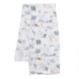 Lambs & Ivy Jungle Adventure 2-Pack Cotton Muslin Newborn Baby Swaddle Blankets - Bambi Baby