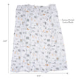 Lambs & Ivy Jungle Adventure 2-Pack Cotton Muslin Newborn Baby Swaddle Blankets - Bambi Baby
