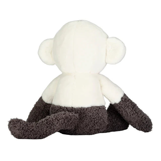Lambs & Ivy Plush Jungle Party White/Gray Plush Monkey Stuffed Animal Toy - Charlie- Bambi Baby