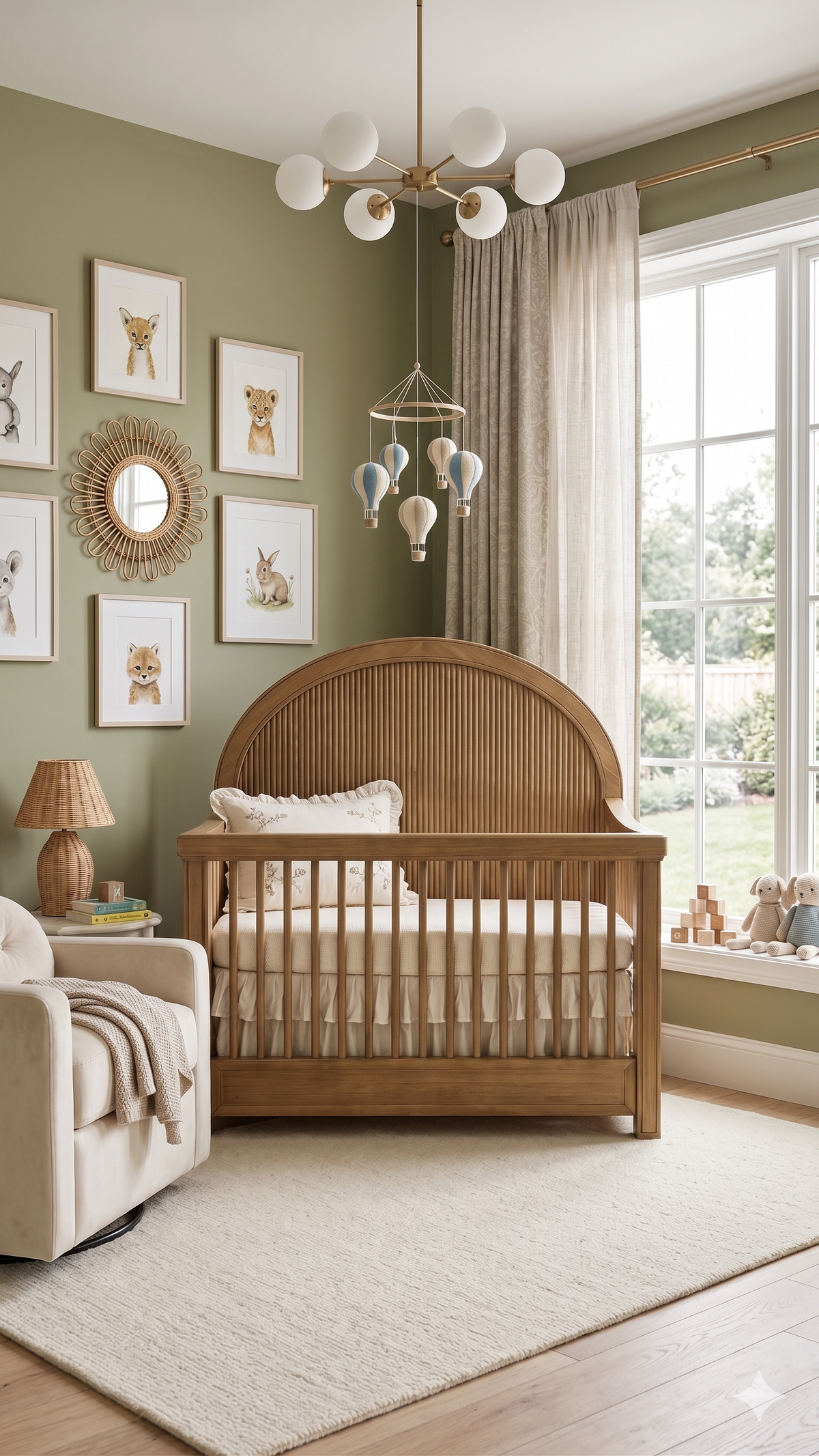 appleseed Kalaway Convertible Crib- Bambi Baby