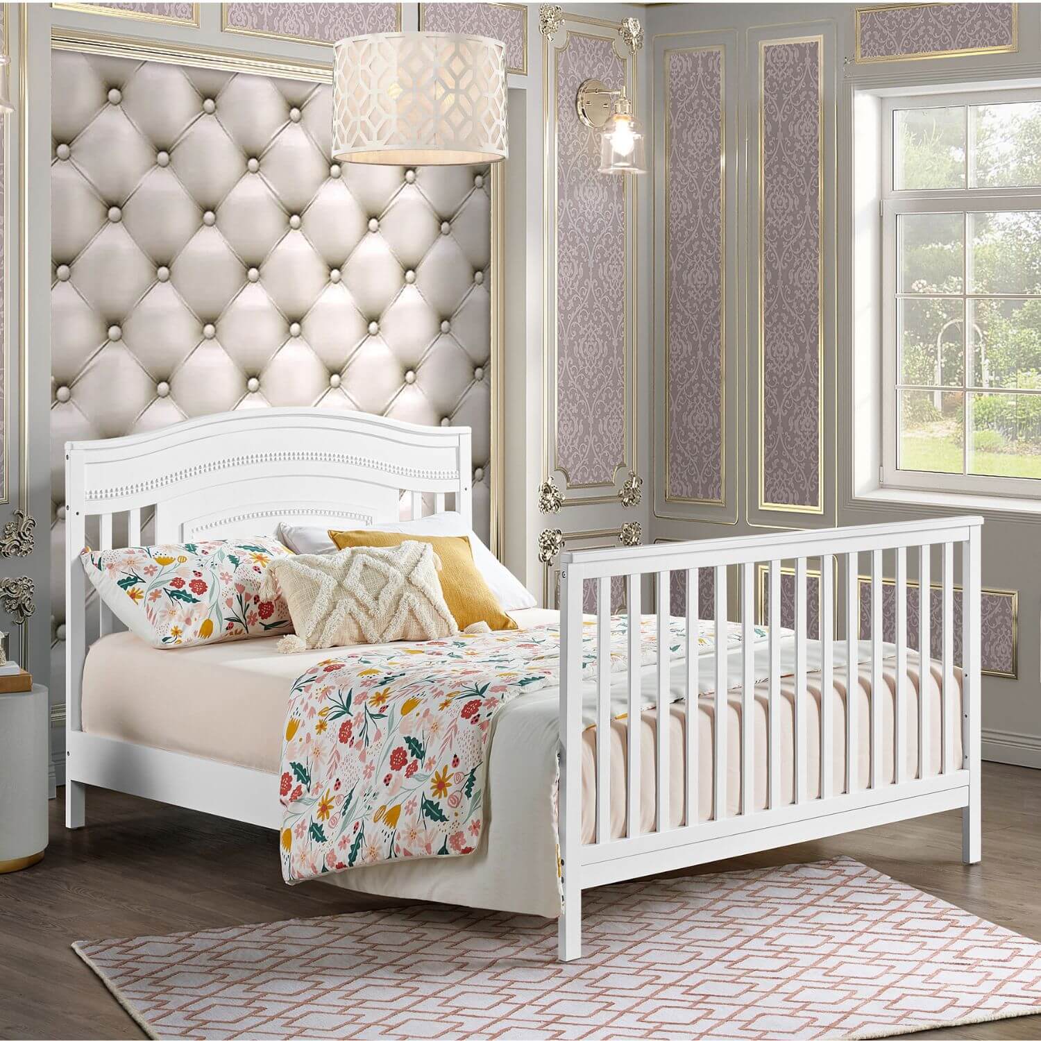 Oxford Baby Briella Full Bed Conversion Kit - White- Bambi Baby