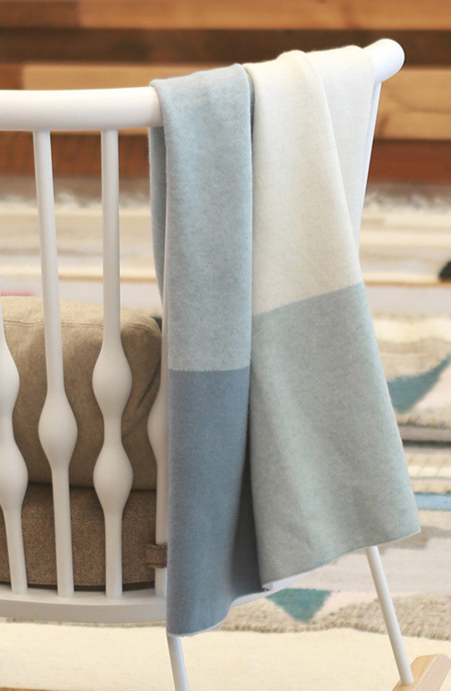 UPPAbaby Knit Blanket in Blue Multi/Color Block- Bambi Baby