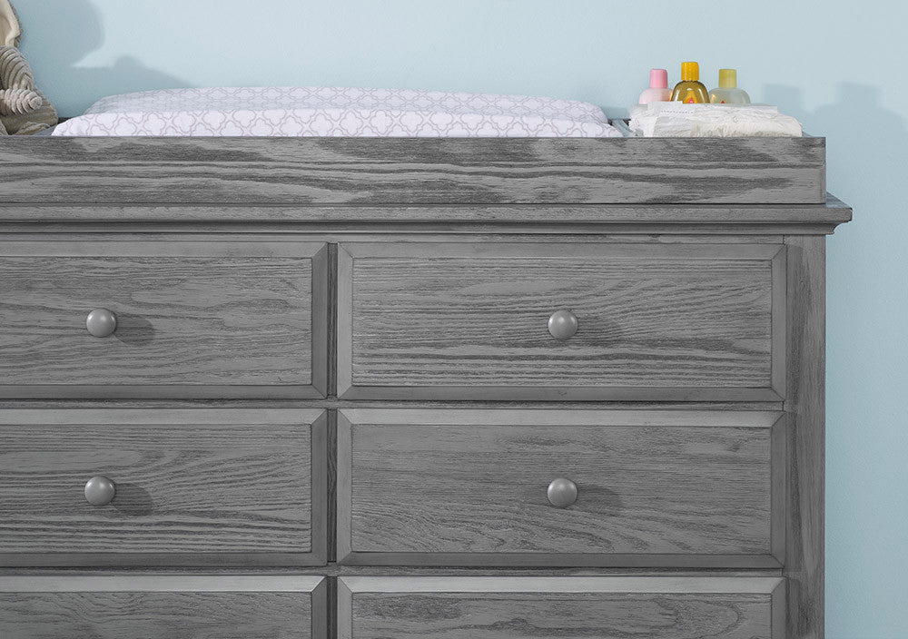 Oxford Baby Kenilworth Collection Universal Changing Topper in Graphite Gray- Bambi Baby