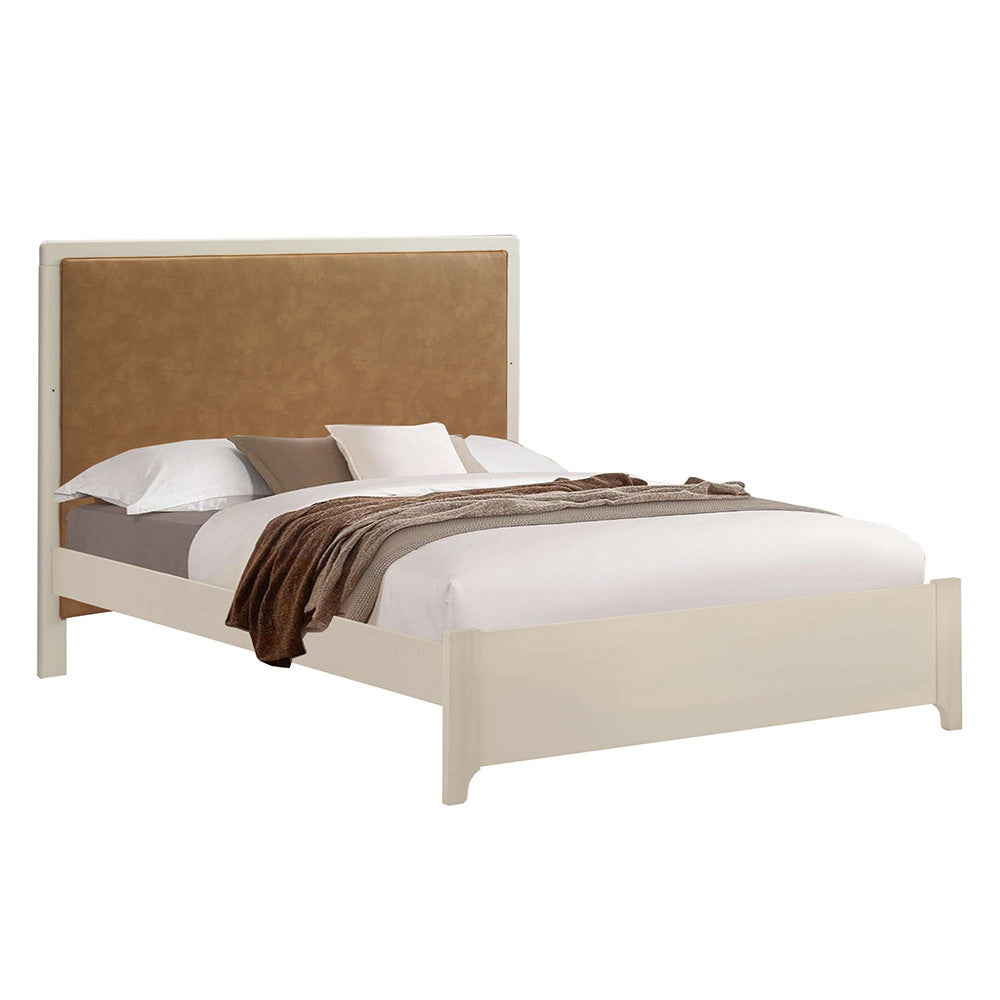 Natart Kyoto Double Bed (54") Low Profile footboard with Caramel Panel- Bambi Baby
