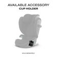 Silla elevadora de viaje plegable con respaldo alto CYBEX Solution G2 - Bambi Baby