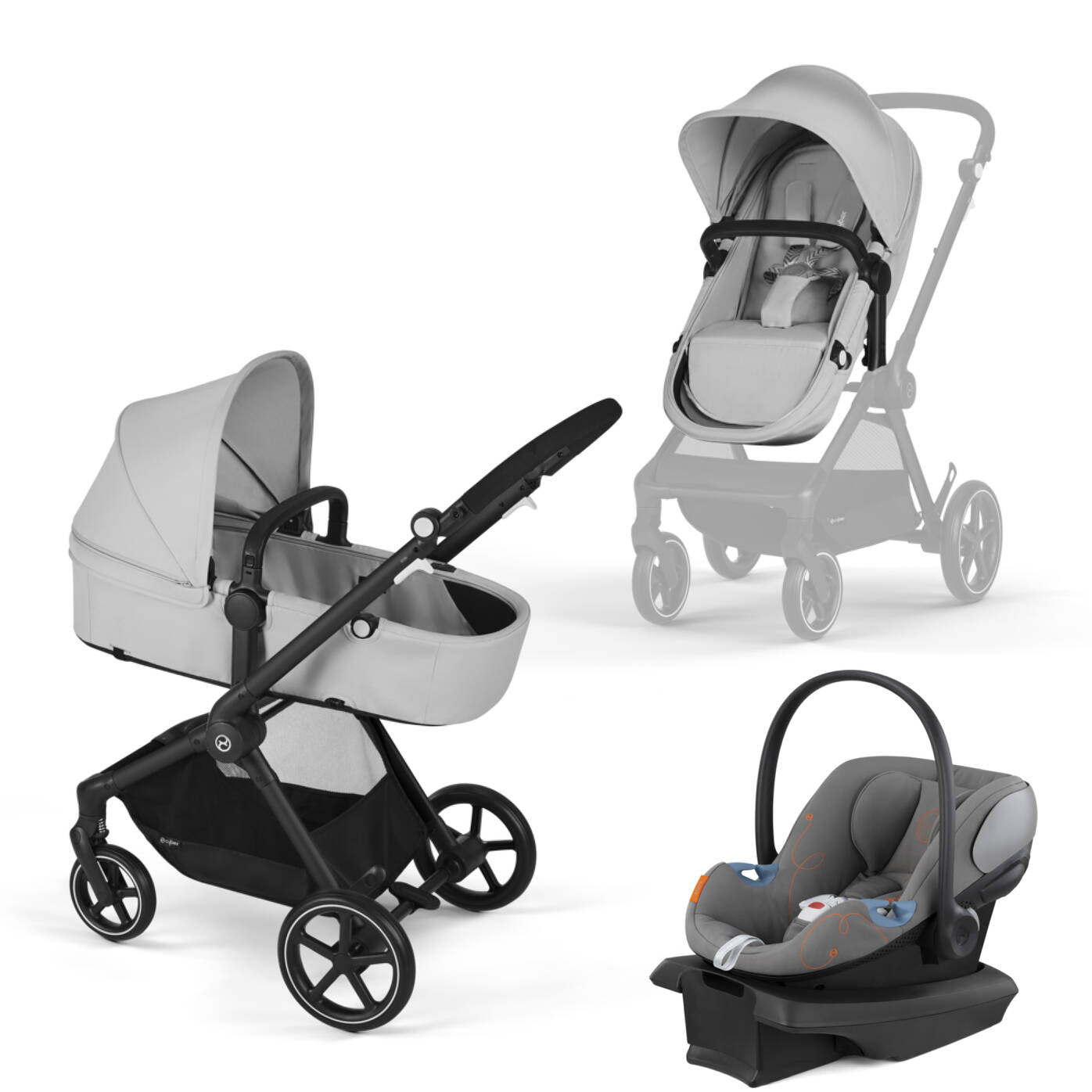 CYBEX Eos and Aton G Travel System R- Bambi Baby