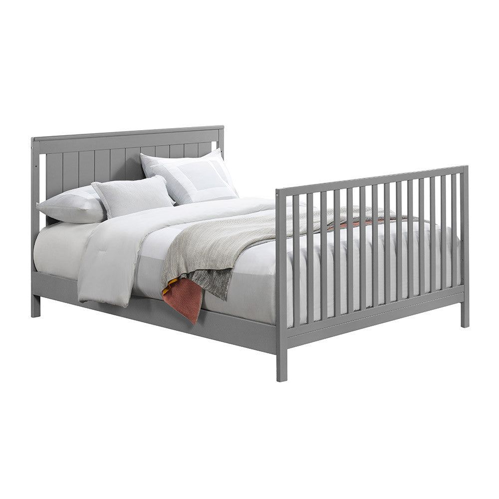 Oxford Lazio 4 In 1 Convertible Crib Dove Gray- Bambi Baby