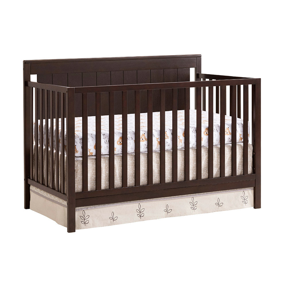 Oxford Baby Lazio 4 In 1 Convertible Crib Espresso- Bambi Baby