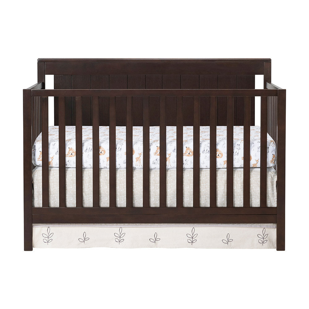 Oxford Baby Lazio 4 In 1 Convertible Crib Espresso- Bambi Baby