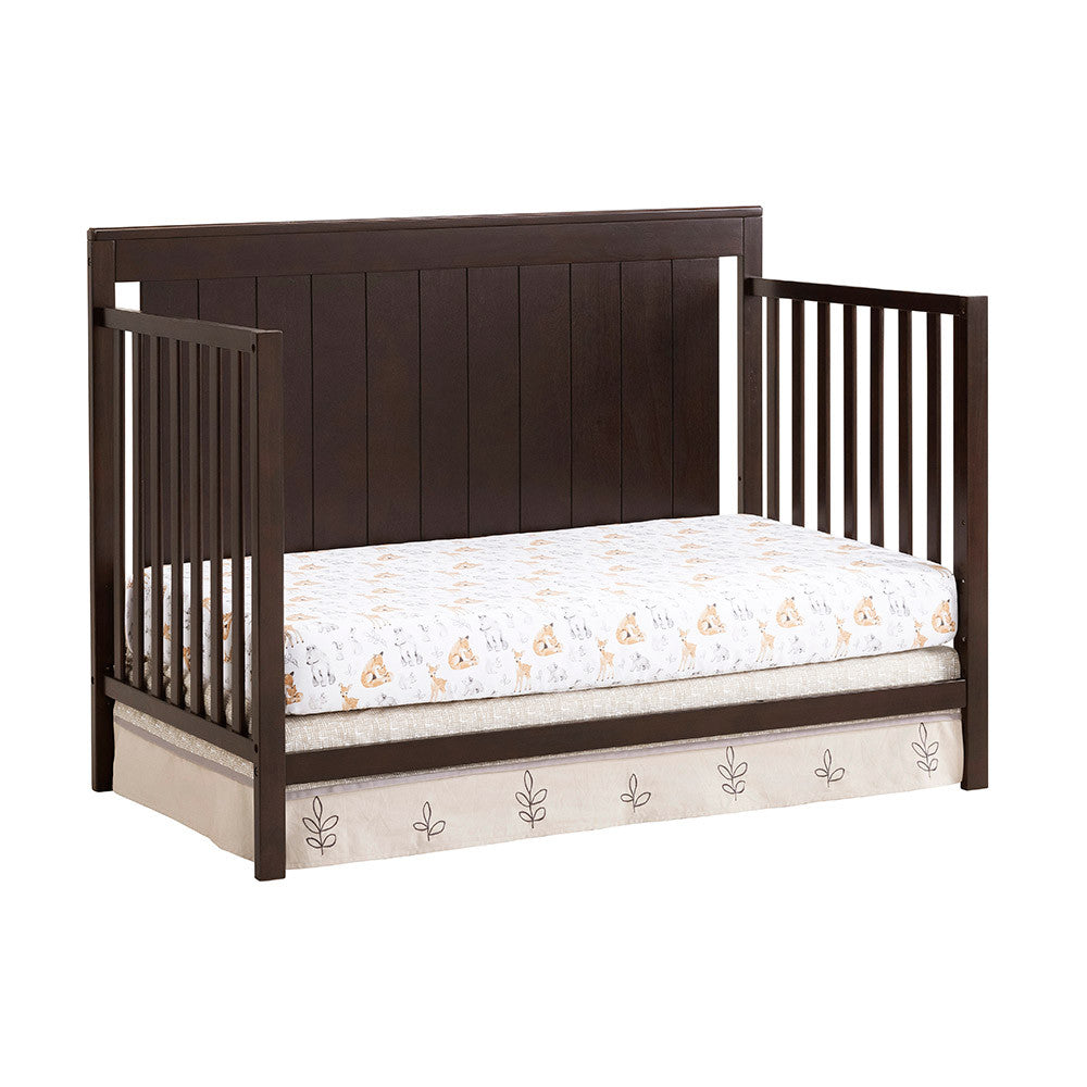 Oxford Baby Lazio 4 In 1 Convertible Crib Espresso- Bambi Baby