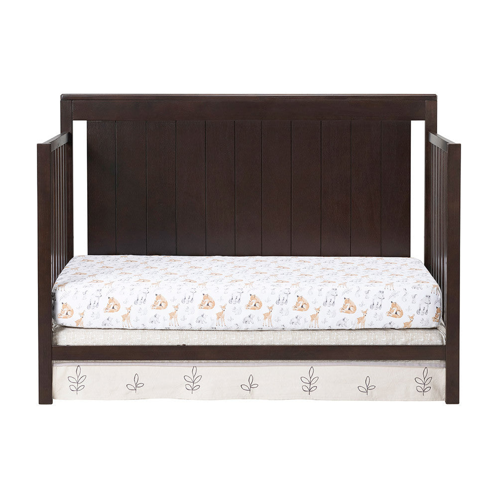Oxford Baby Lazio 4 In 1 Convertible Crib Espresso- Bambi Baby