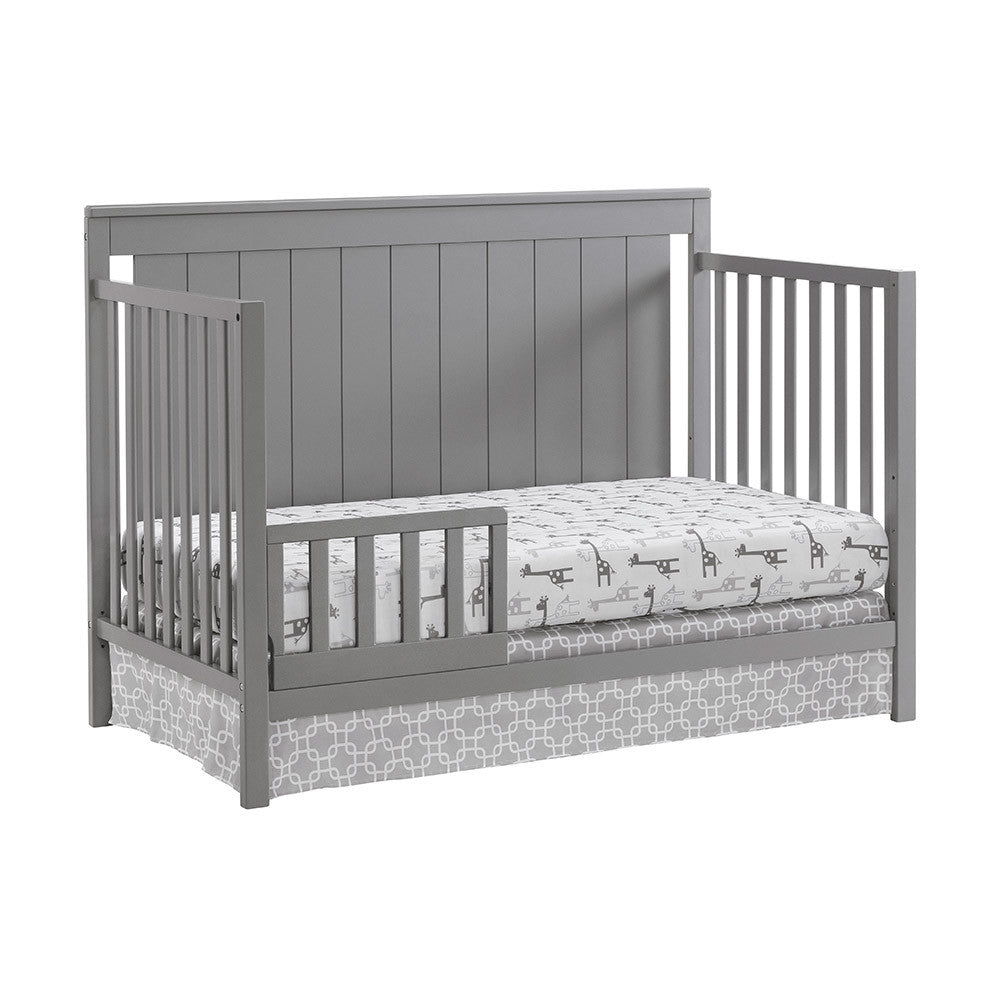 Oxford Lazio 4 In 1 Convertible Crib Dove Gray- Bambi Baby