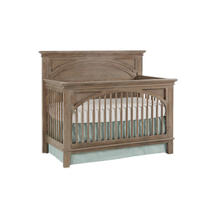 Sandwash Wood Westwood Leland Convertible Crib - Front Angle View | Bambi Baby