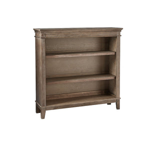 Sandwash Wood Westwood Leland Nursery Bookcase Hutch - 3-Shelf Front Angle View | Bambi Baby