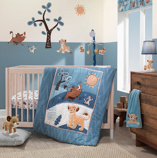 Lambs & Ivy Lion King Adventure 3-Piece Bedding Set- Bambi Baby