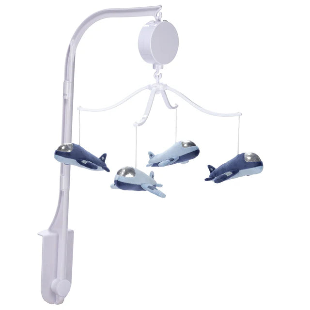 Bedtime Originals Little Aviator Airplane Musical Baby Crib Mobile Soother Toy- Bambi Baby