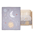 Bedtime Originals Little Star Celestial 3-Piece Nursery Baby Crib Bedding Set - Bambi Baby