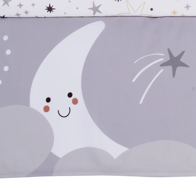 Bedtime Originals Little Star Celestial 3-Piece Nursery Baby Crib Bedding Set- Bambi Baby