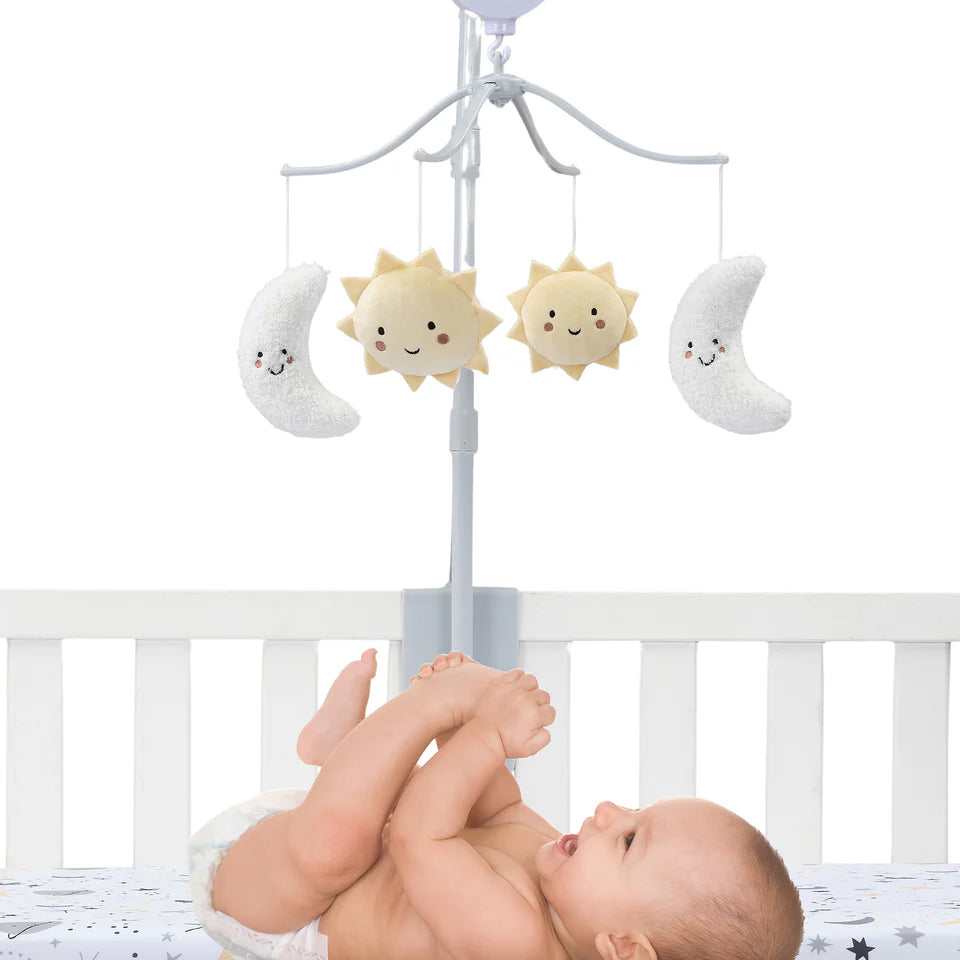 Bedtime Originals Little Star Celestial Musical Baby Crib Mobile Soother Toy- Bambi Baby