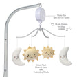 Bedtime Originals Little Star Celestial Musical Baby Crib Mobile Soother Toy - Bambi Baby