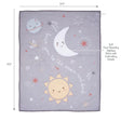 Bedtime Originals Little Star Celestial 3-Piece Nursery Baby Crib Bedding Set - Bambi Baby