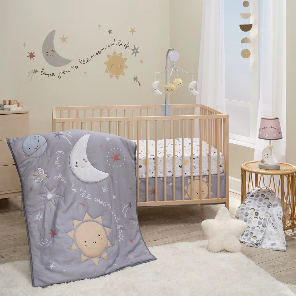 Bedtime Originals Little Star Celestial Musical Baby Crib Mobile Soother Toy- Bambi Baby