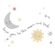 Bedtime Originals Little Star Celestial Moon & Stars Wall Decal/Stickers - Bambi Baby