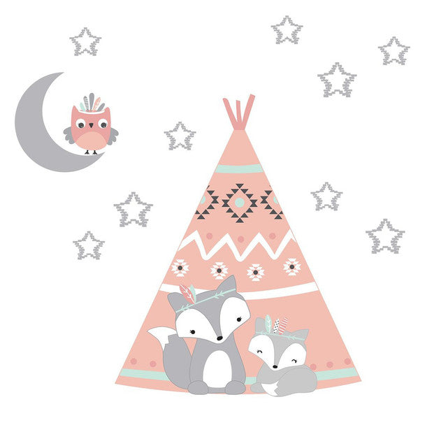 Apliques de pared Little Spirit de Lambs &amp; Ivy - Jumbo- Bambi Baby